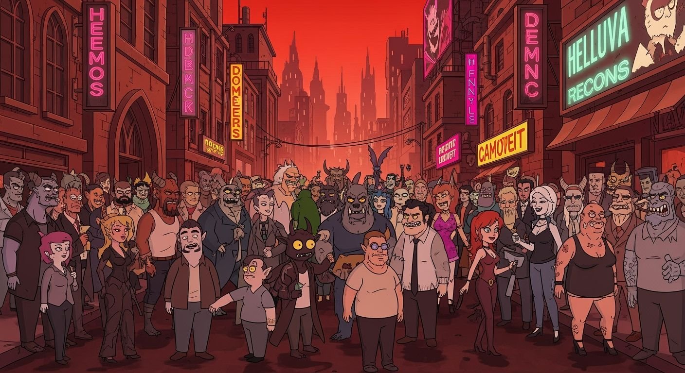 Helluva boss background characters image 4