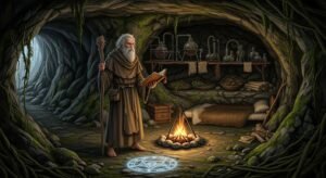 Hermit background 5e image