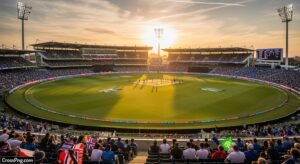 High resolution cricket stadium background image