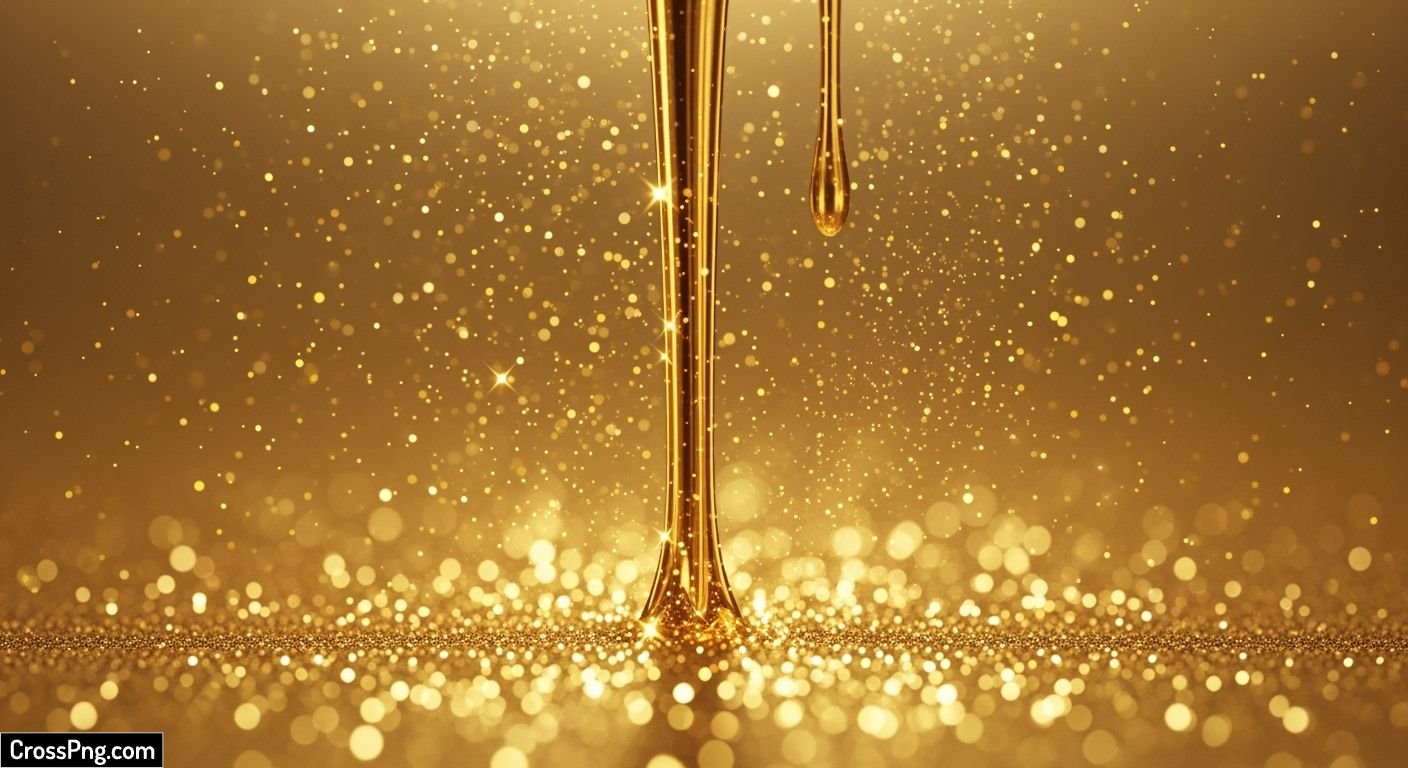 High resolution gold glitter background image