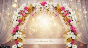 High resolution marriage flex background image