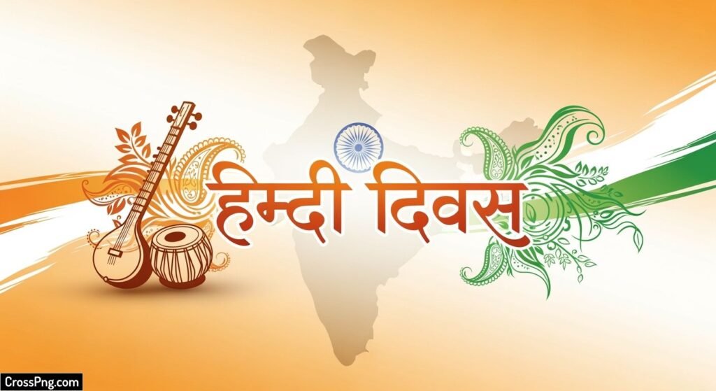 Hindi diwas background image