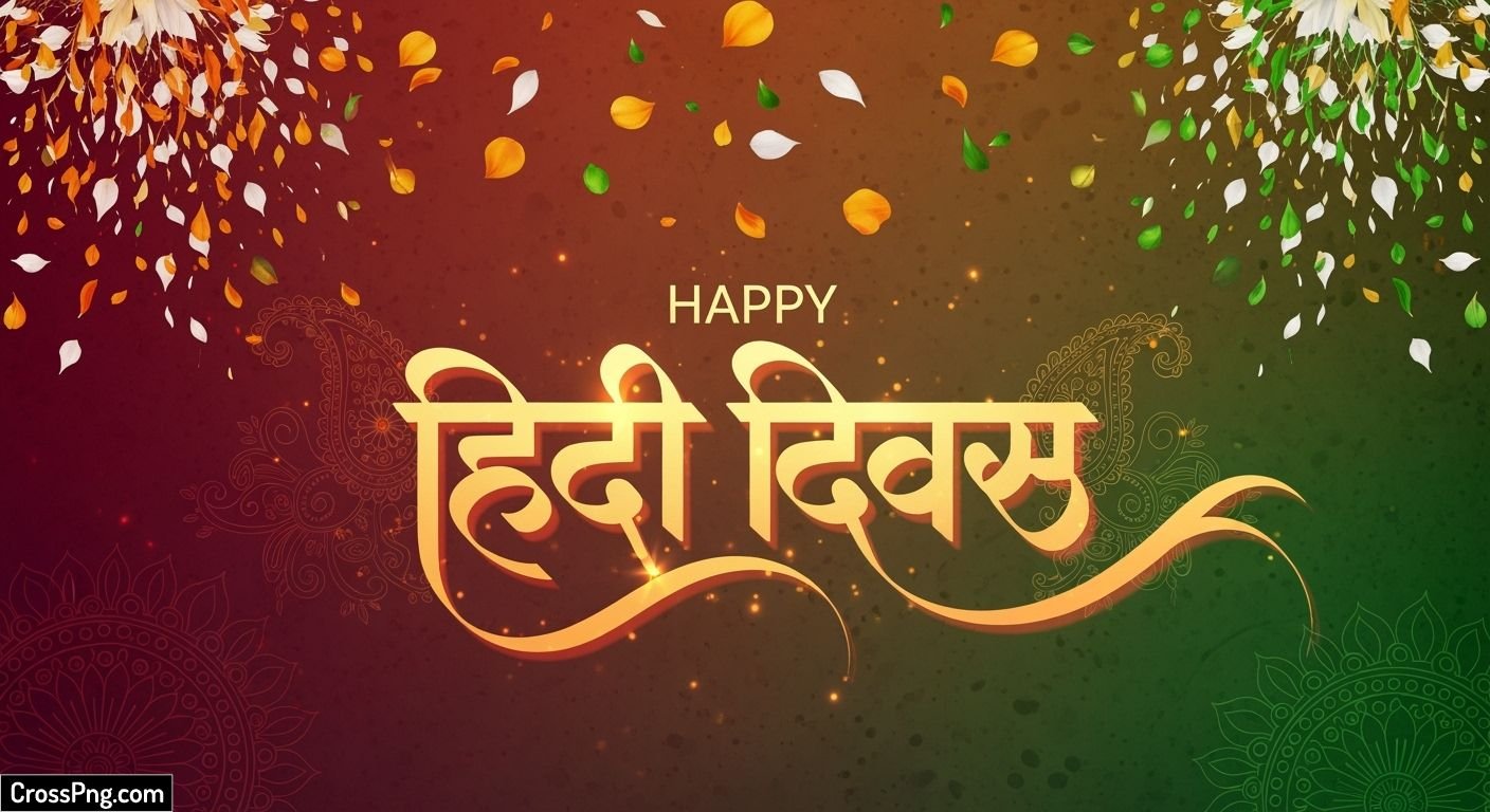 Hindi diwas background image 3