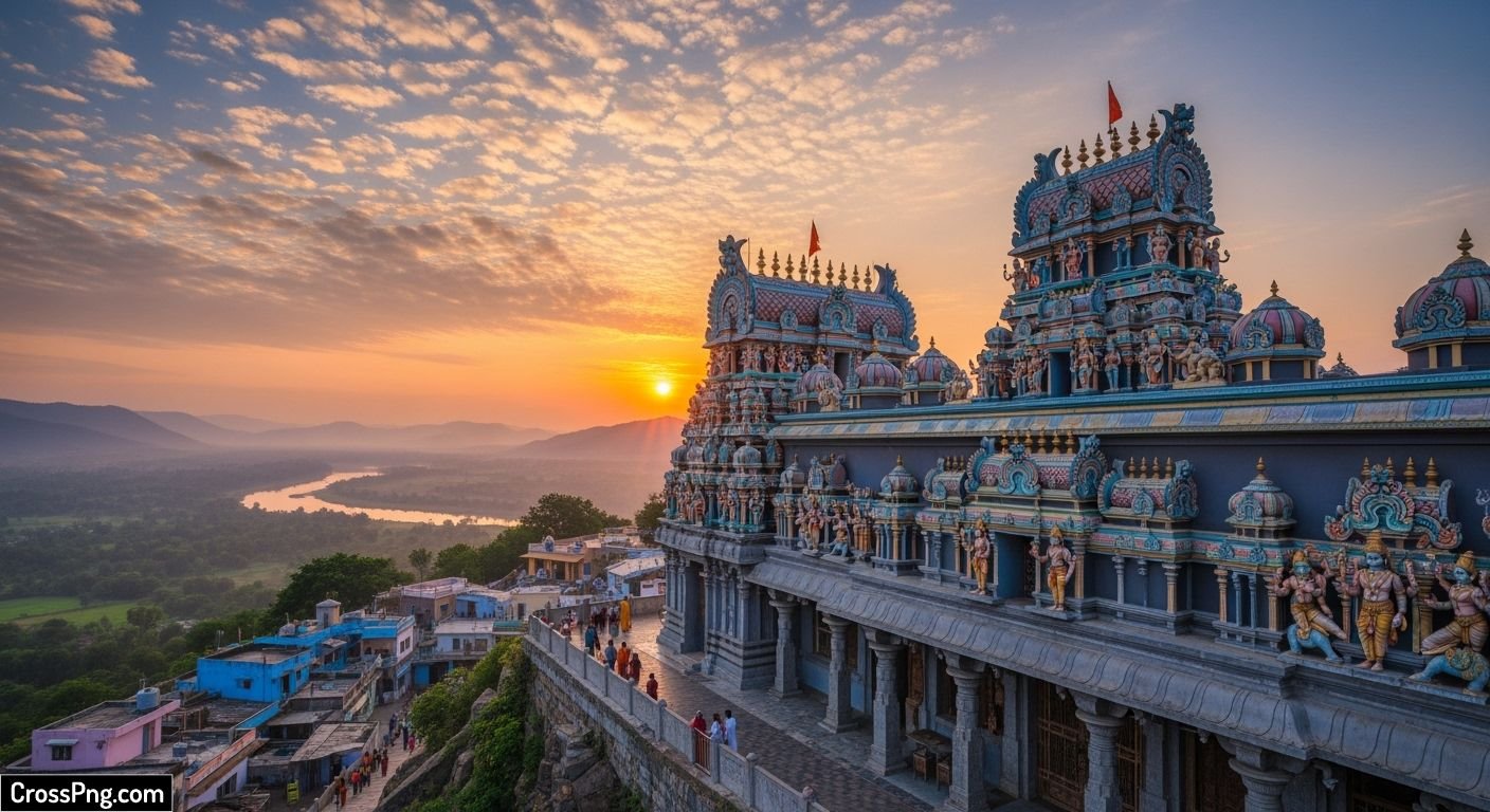 Hindu temple background image