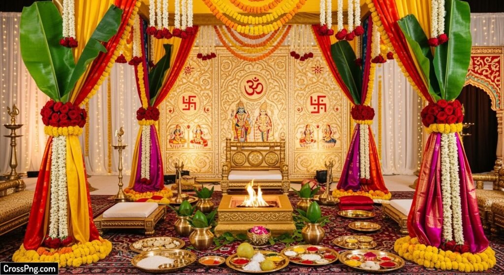 Hindu wedding background image