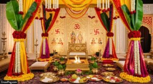 Hindu wedding background image