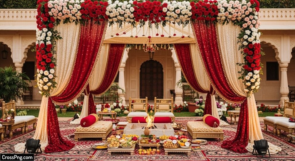 Hindu wedding background image