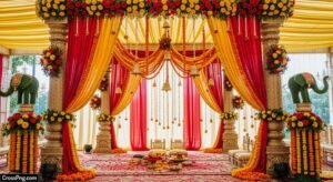 Hindu wedding background image 2