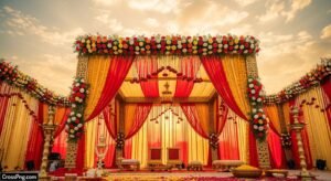 Hindu wedding background image 3