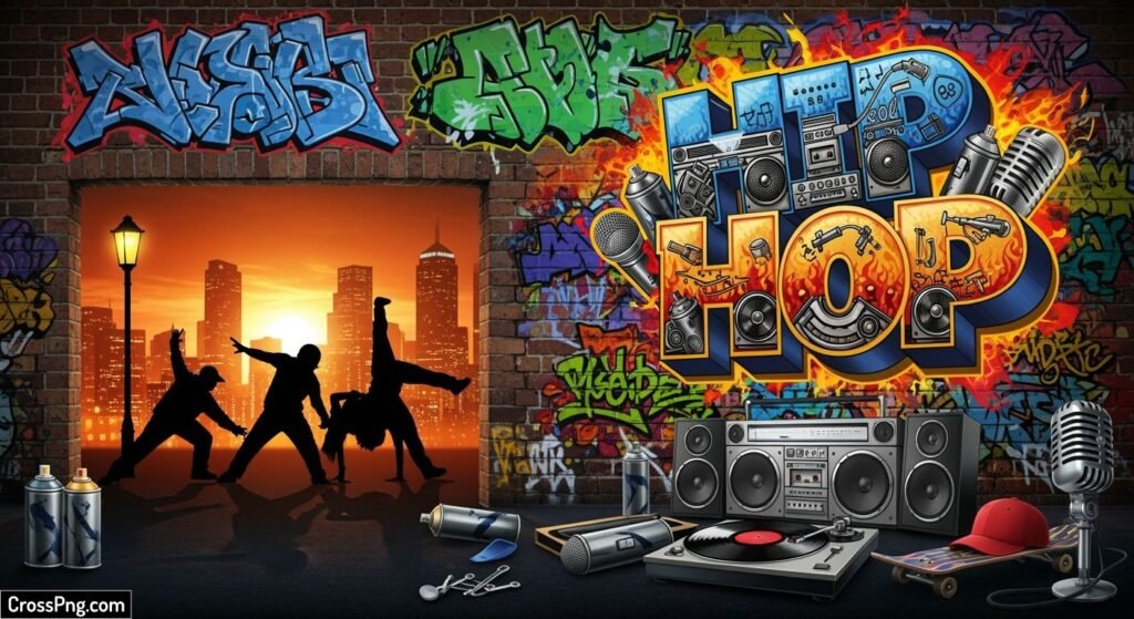 Hip hop background image