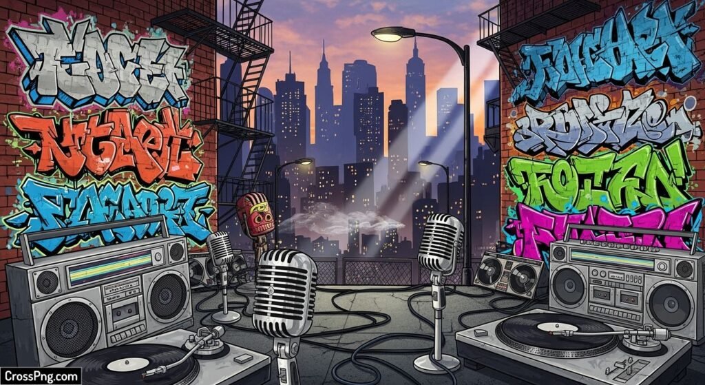 Hip hop background image 2