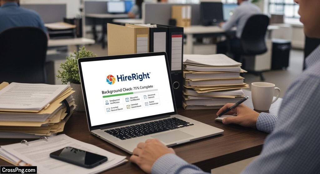 Hireright background check image