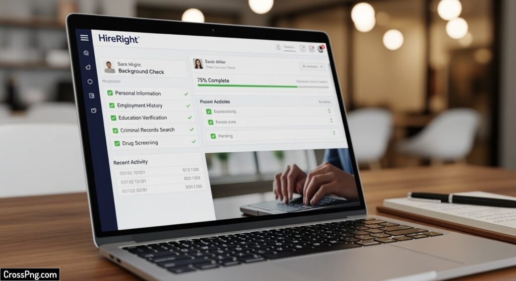 Hireright background check image