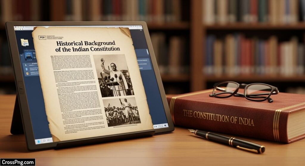 Historical background of indian constitution pdf image
