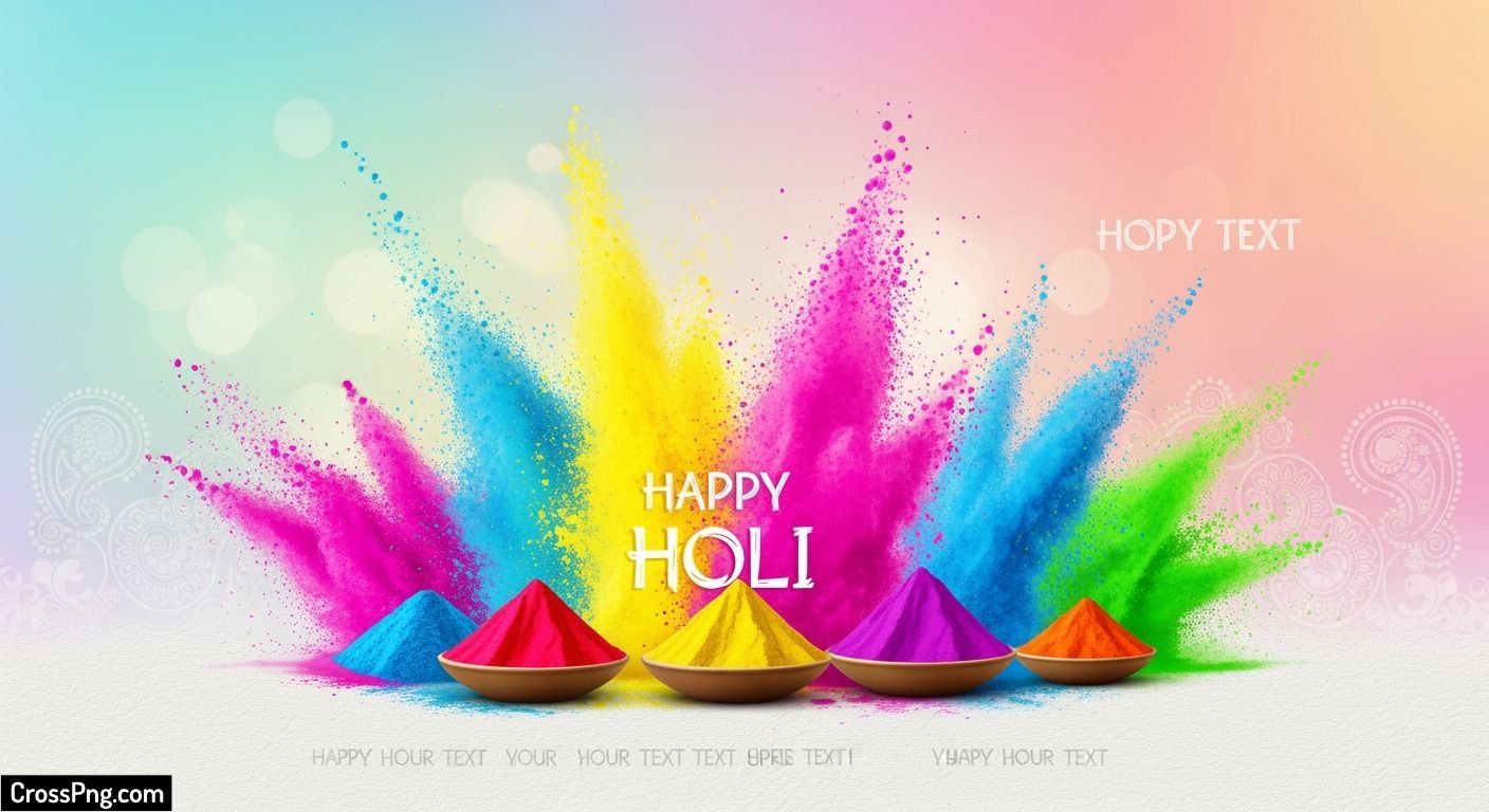 Holi background banner image 2