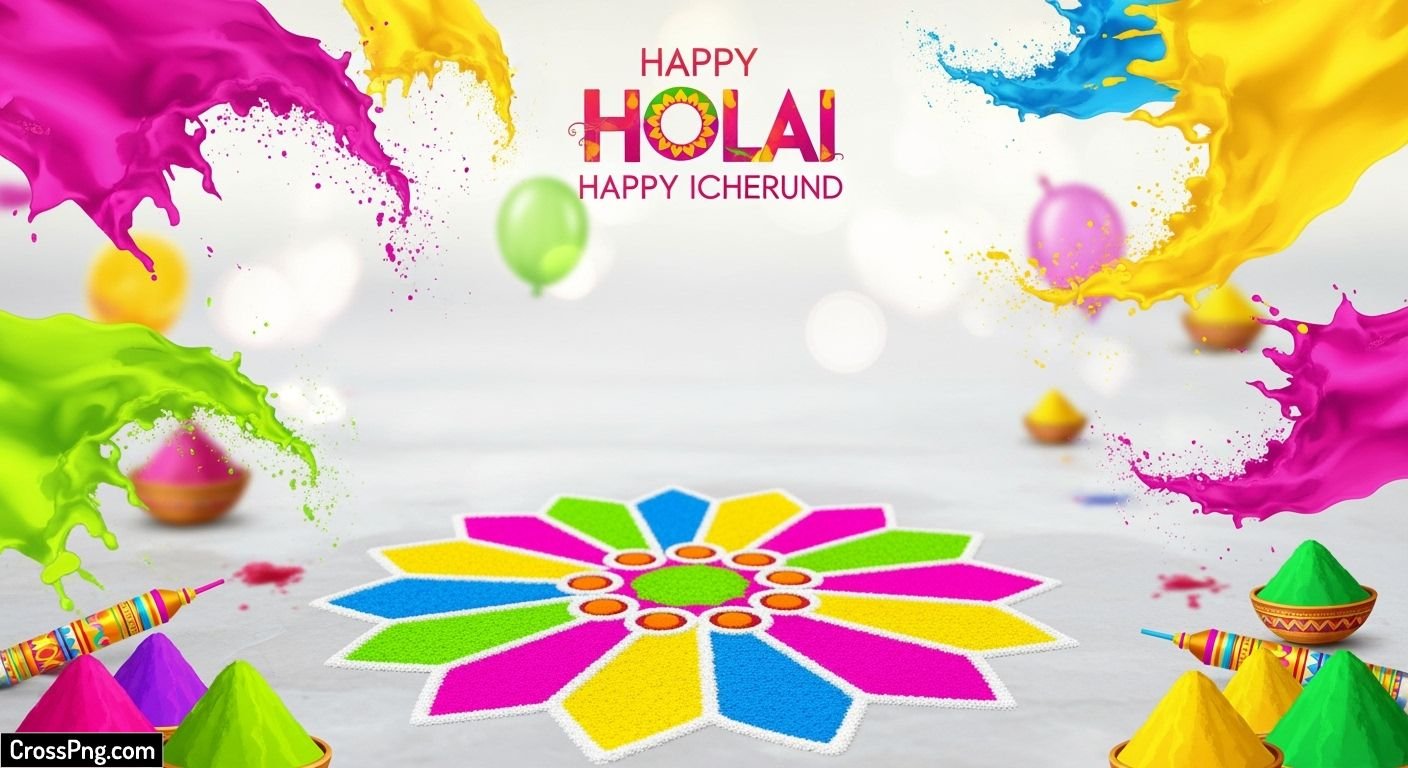 Holi background design image 3