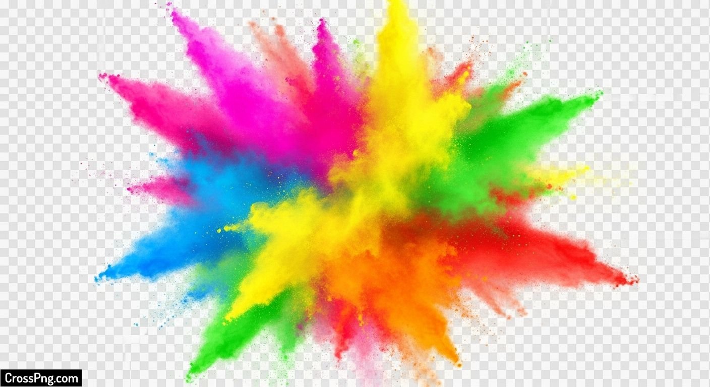 Holi background png image 3