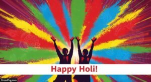Holi background poster image