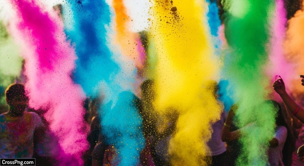 Holi background preserve image