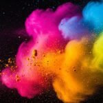 Holi color background image 3