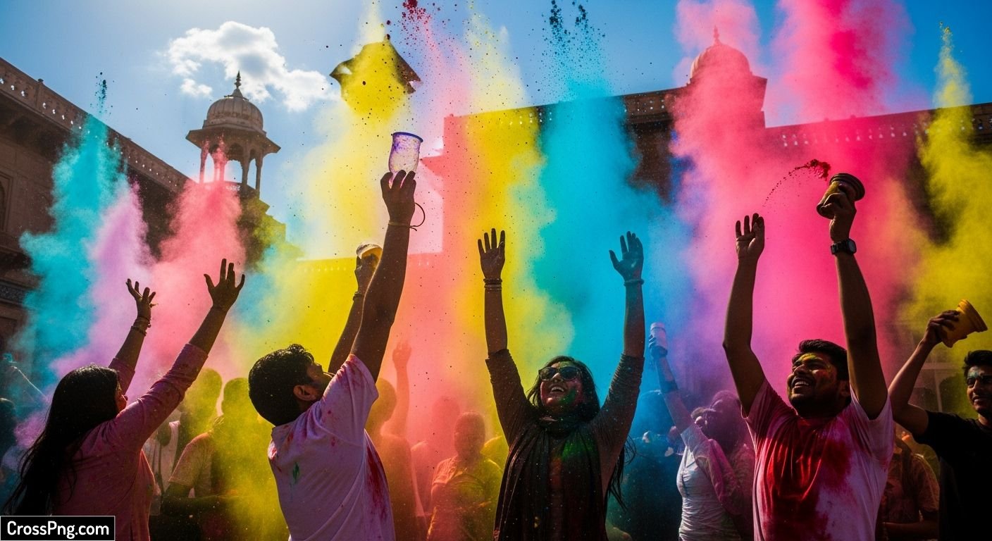 Holi editing background image