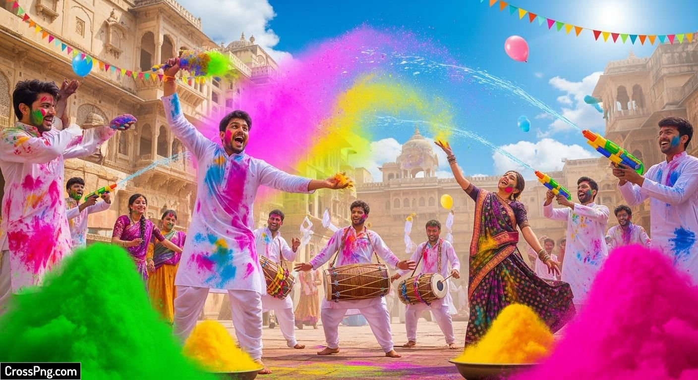 Holi ka background image
