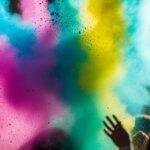 Holi photo background image 3