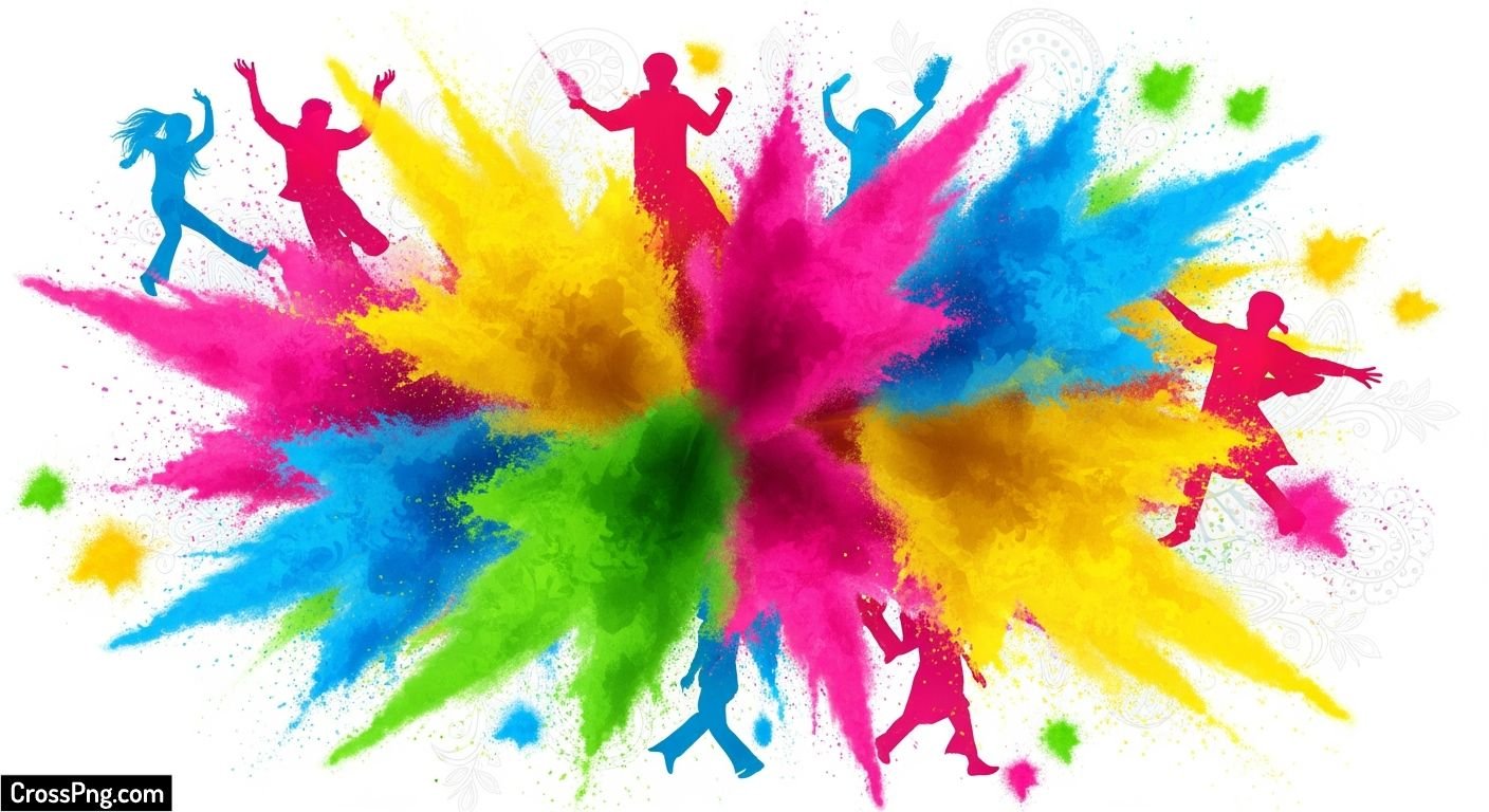 Holi poster background hd image 2