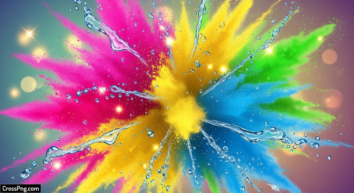 Holi poster background image
