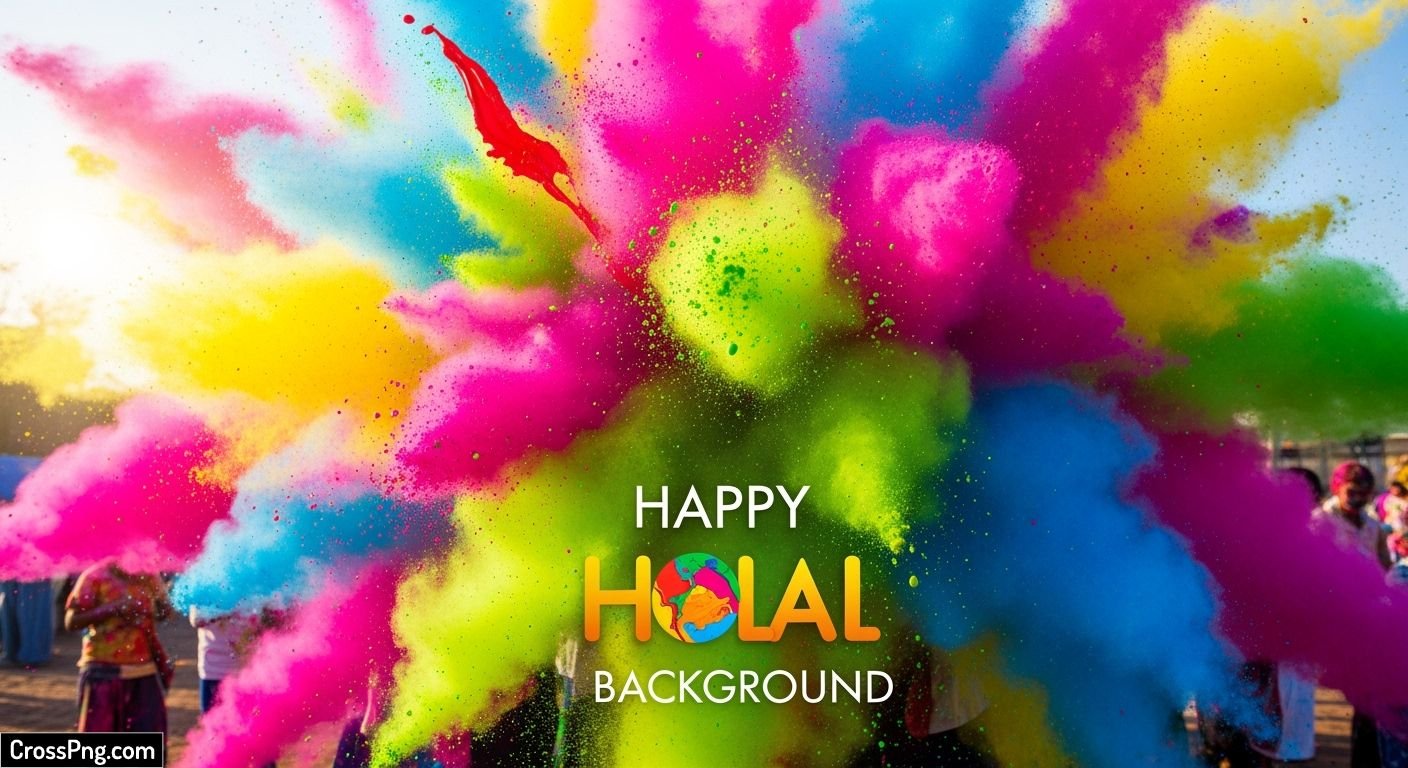 Holi poster background image 3