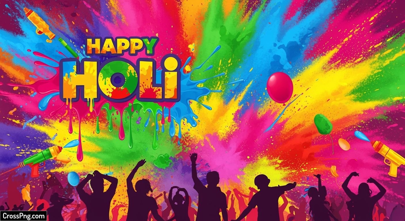 Holi poster background image