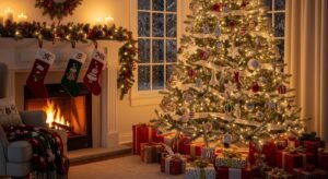 Holiday zoom background image