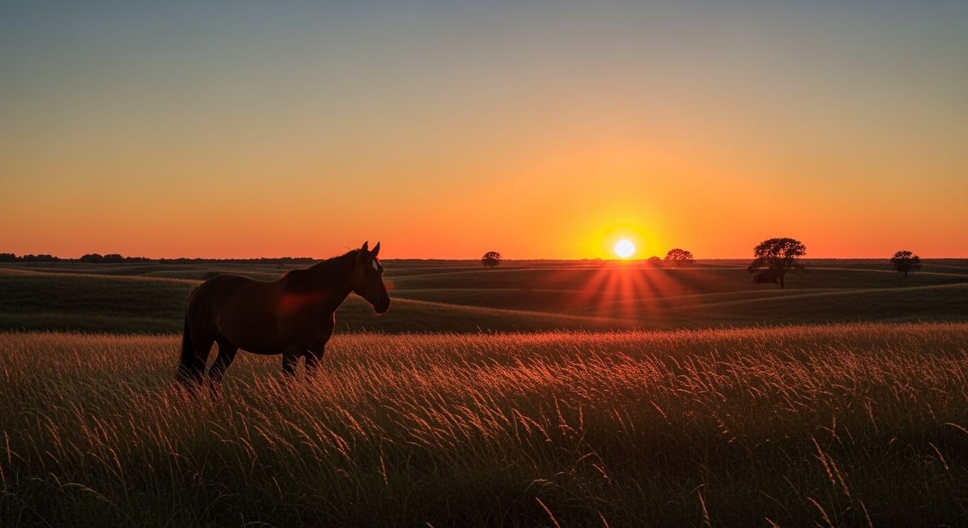 Horse in background image 4