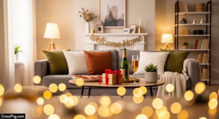 Housewarming background hd image