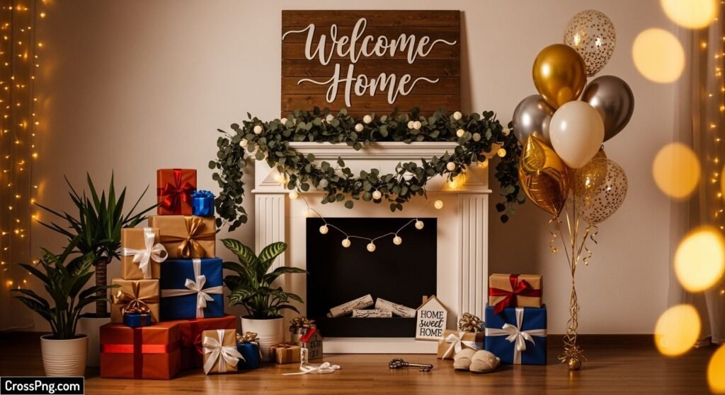 Housewarming background hd image 2