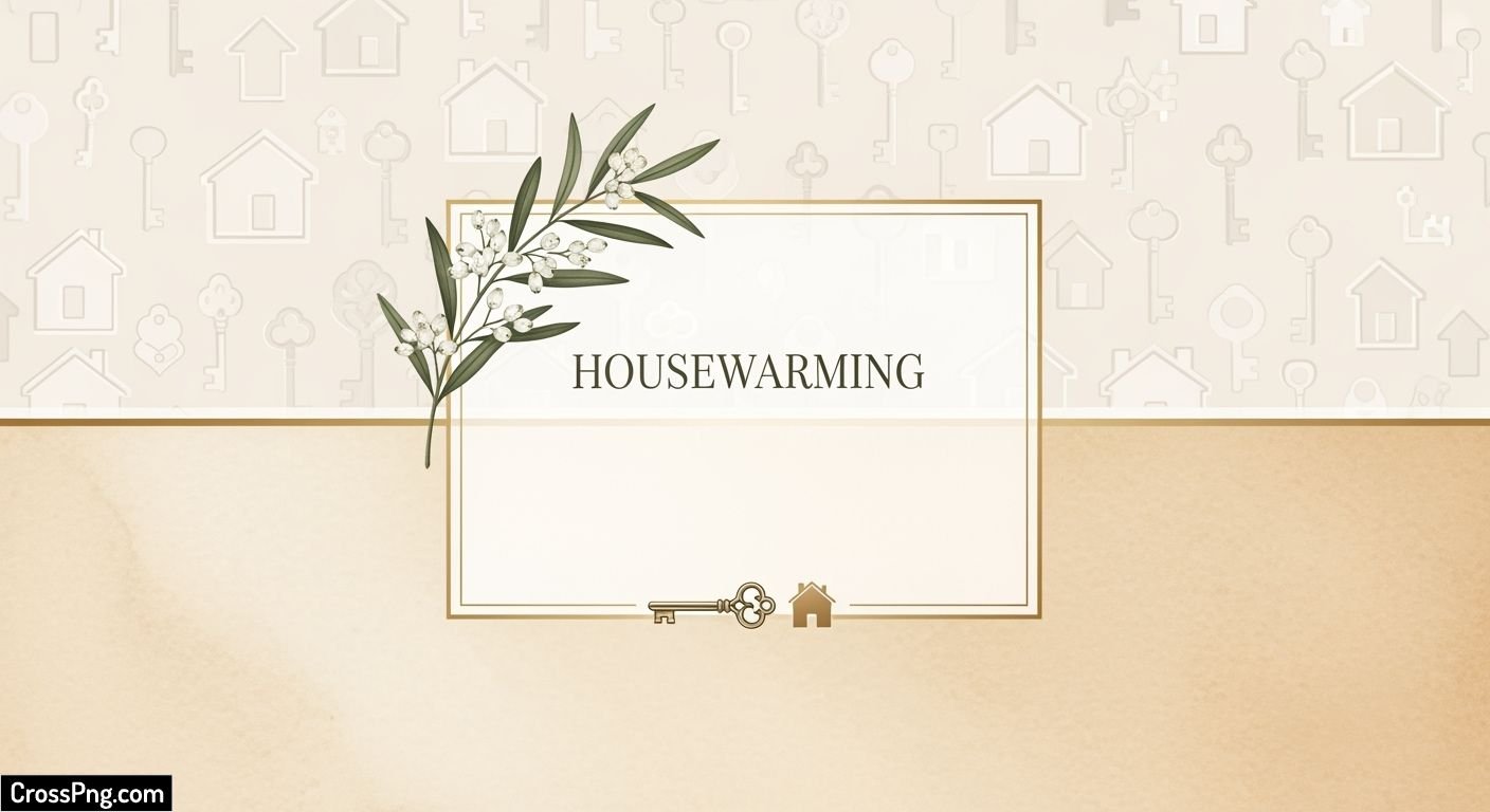 Housewarming invitation card background image 3