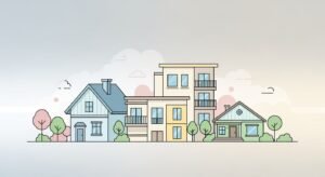 Housing background graphic image