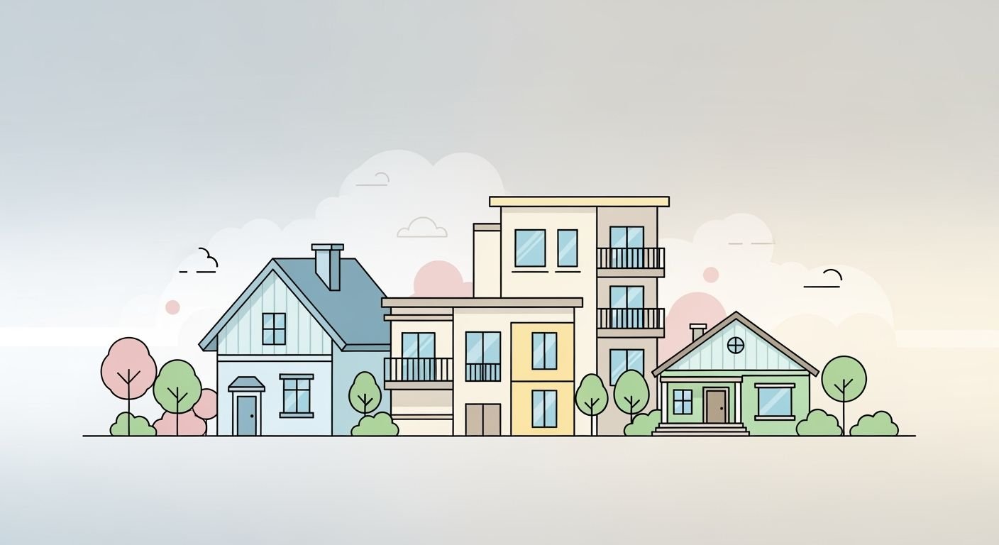 Housing background graphic image