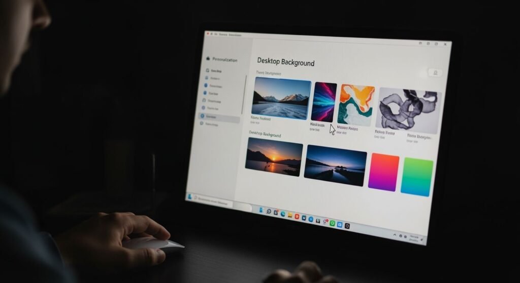 How do i change desktop background image