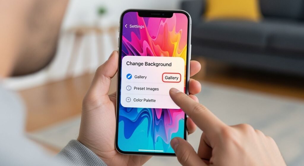 How do i change my background on image 3