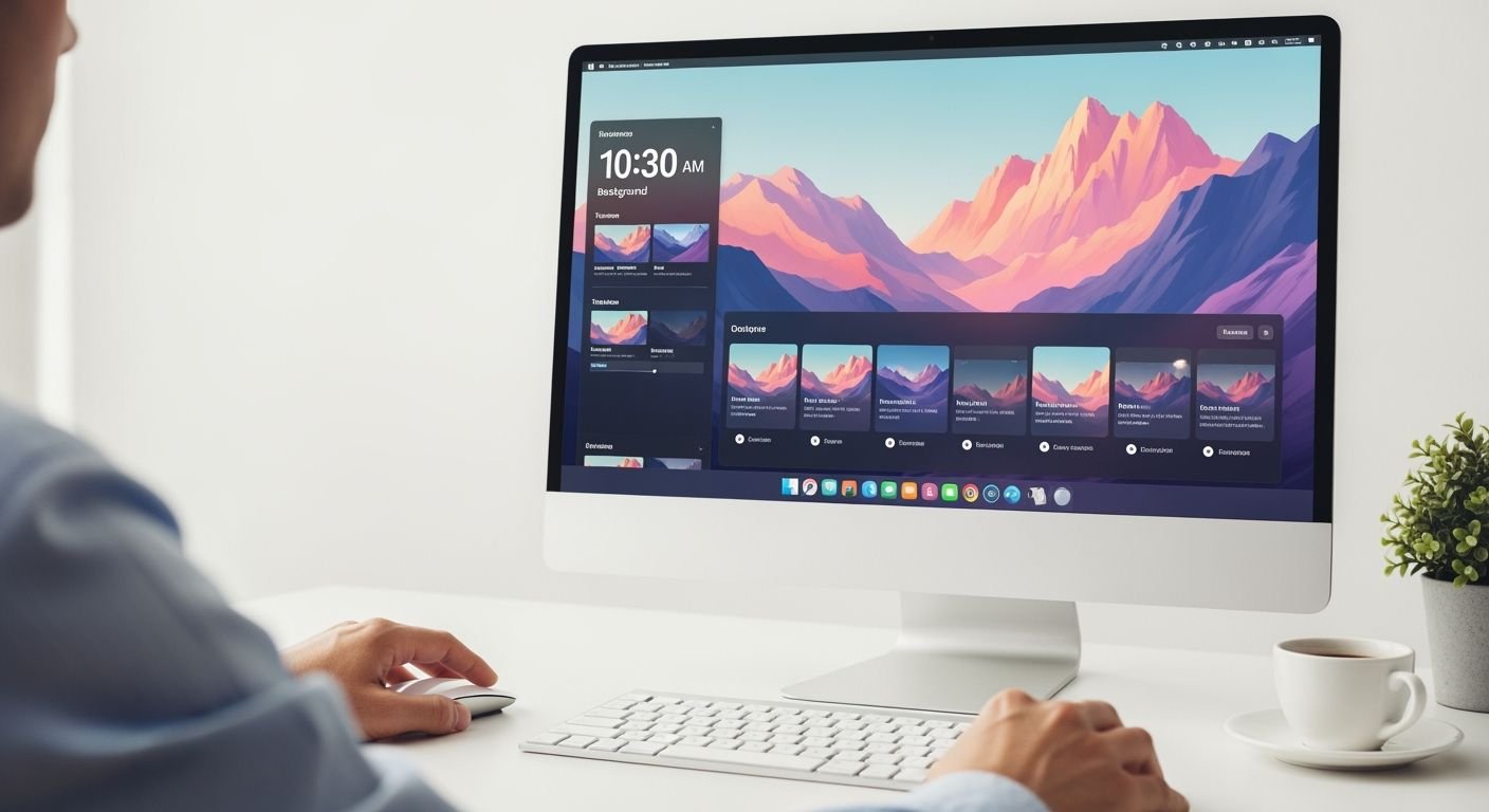 How do i change my desktop image
