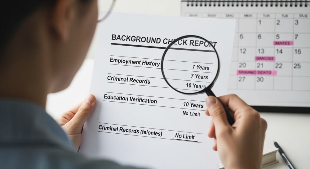 How far back do background checks image