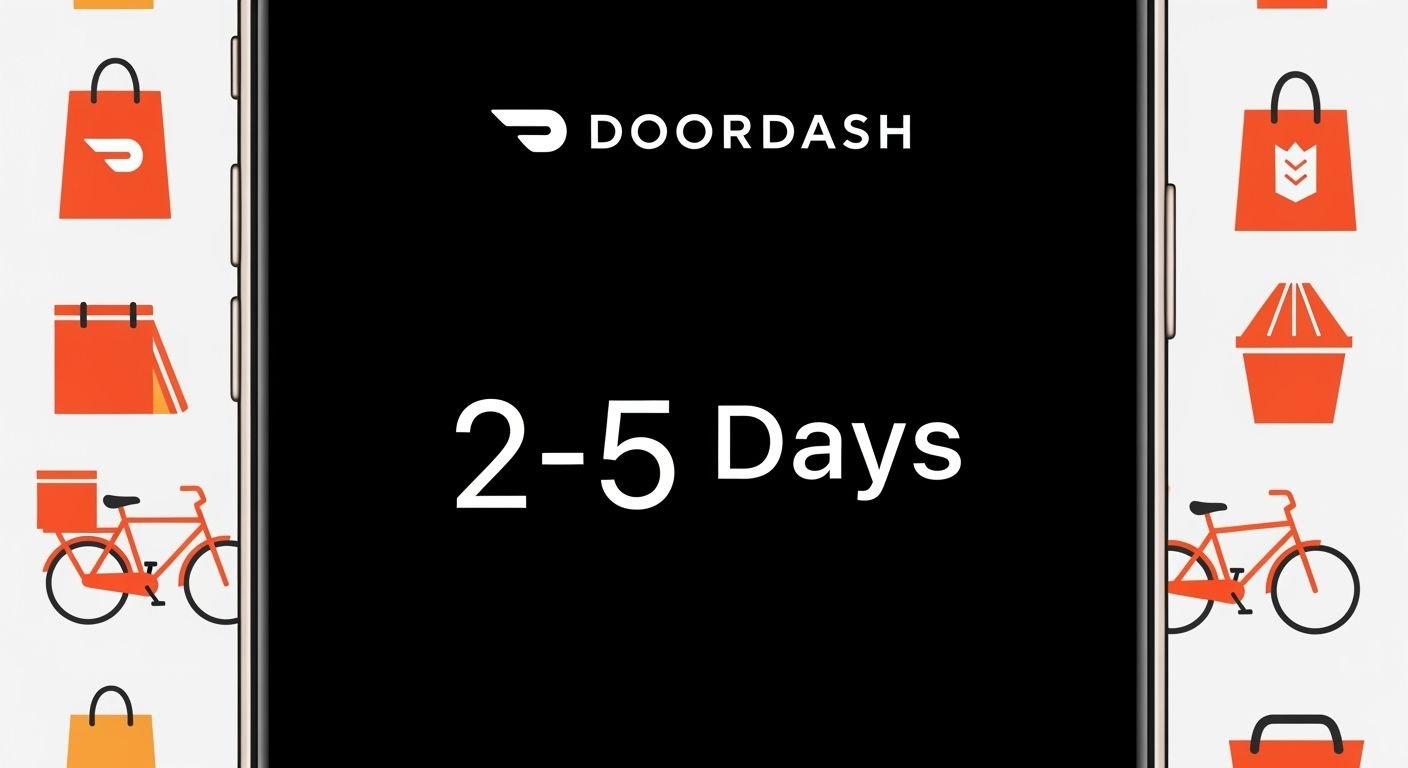 How long does doordash background image
