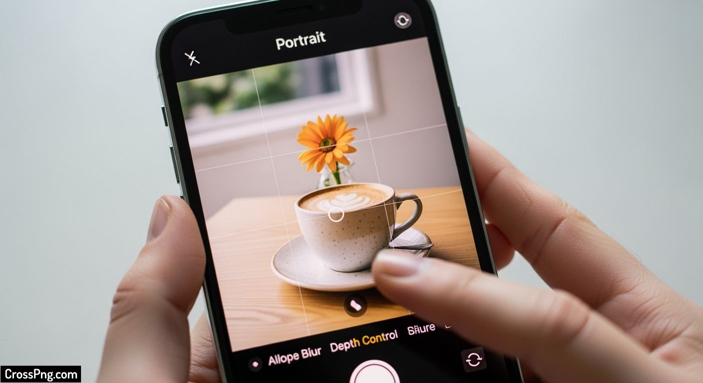 How to blur background iphone image 3