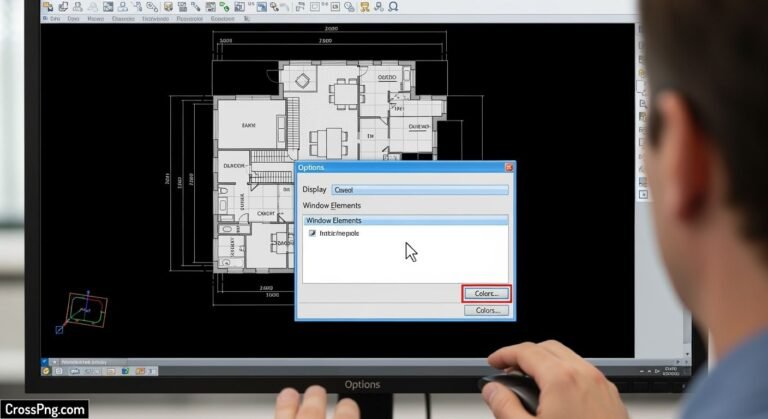 How to change background color in autocad image