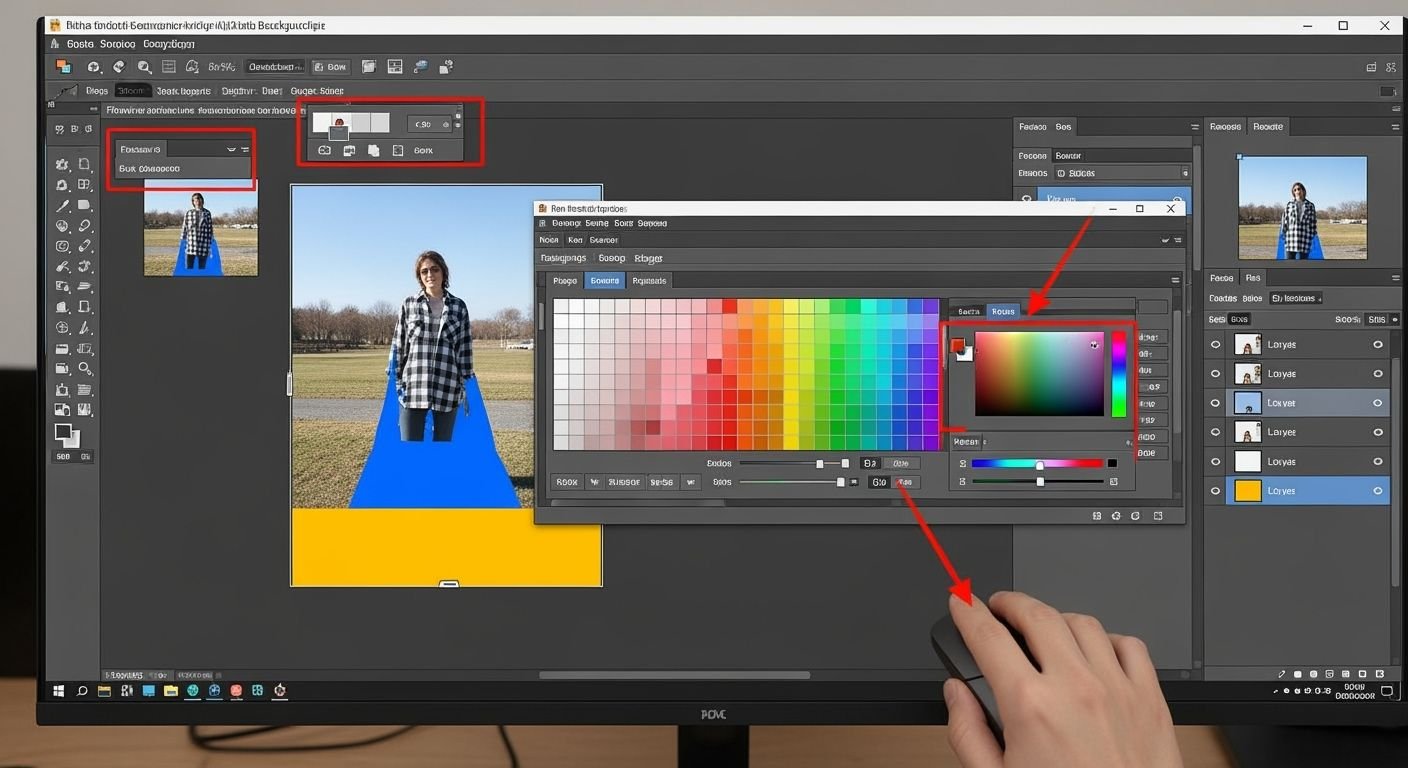 How to change background color in image 6