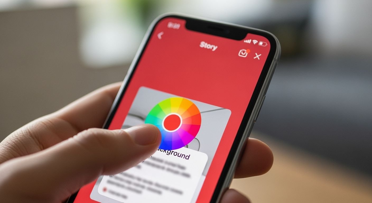 How to change background color on ig image 4