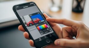 How to change background color on image