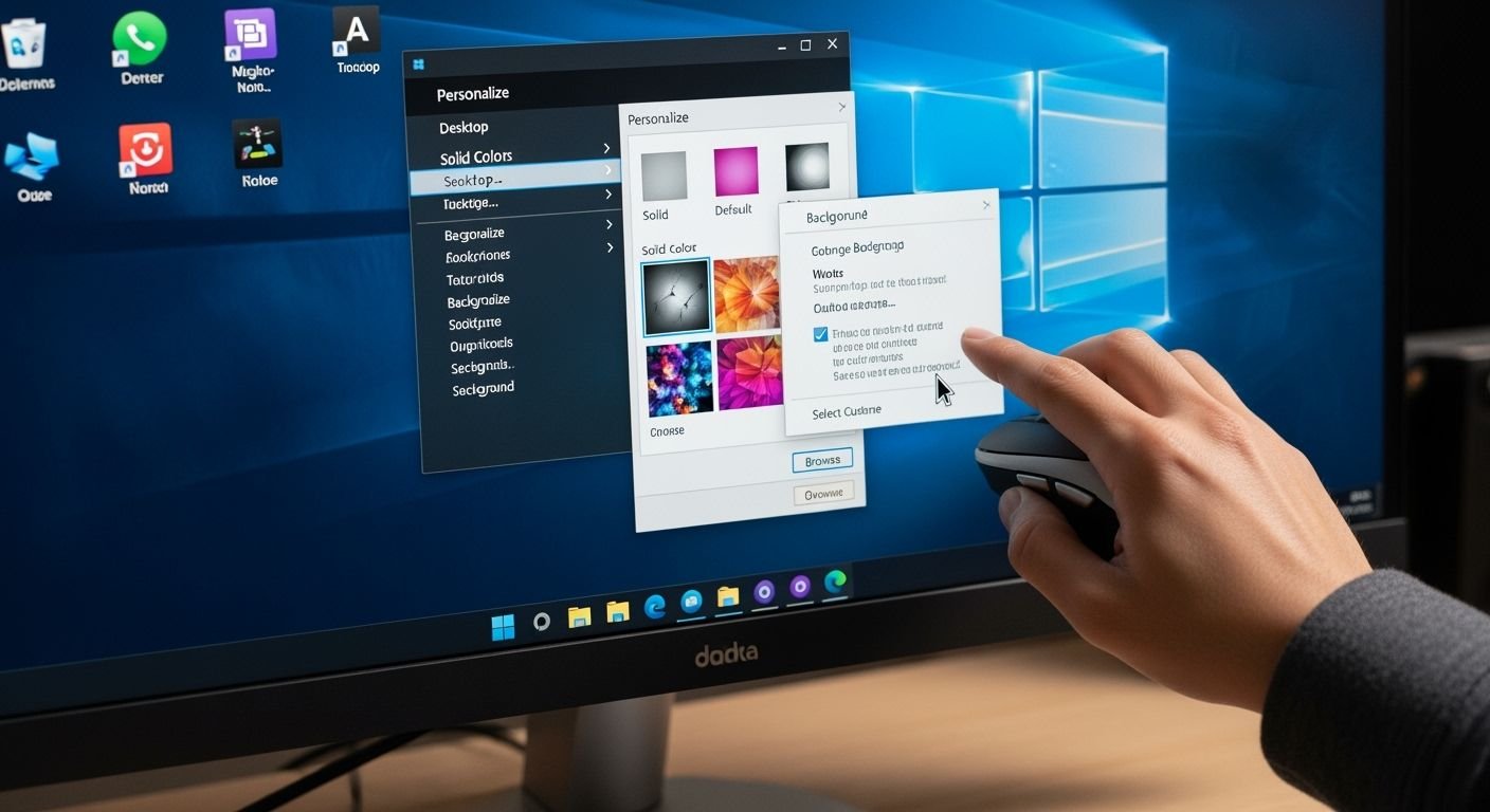 How to change computer background image