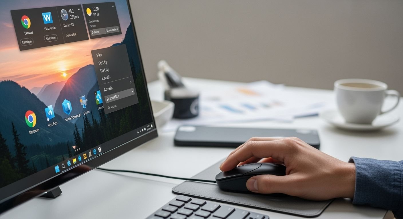 How to change computer desktop image